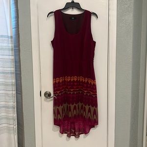 Mossimo Dress, Cranberry, scoop neck